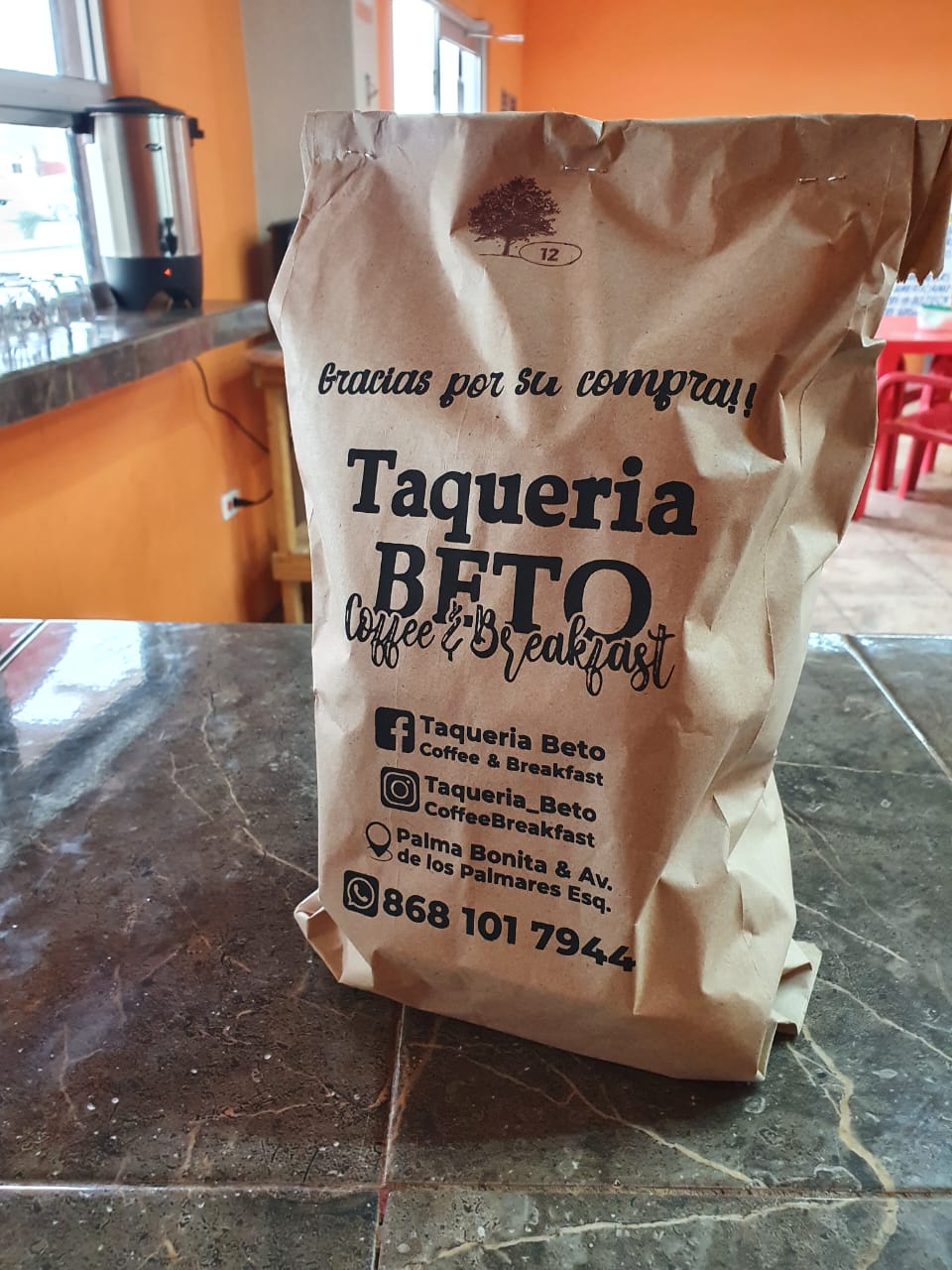 bolsa taqueria beto